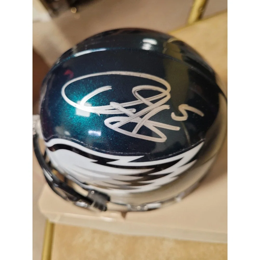 Phila EAGLES‎ Riddell Mini Helmet Authentic NFL Football McNabb Collectible